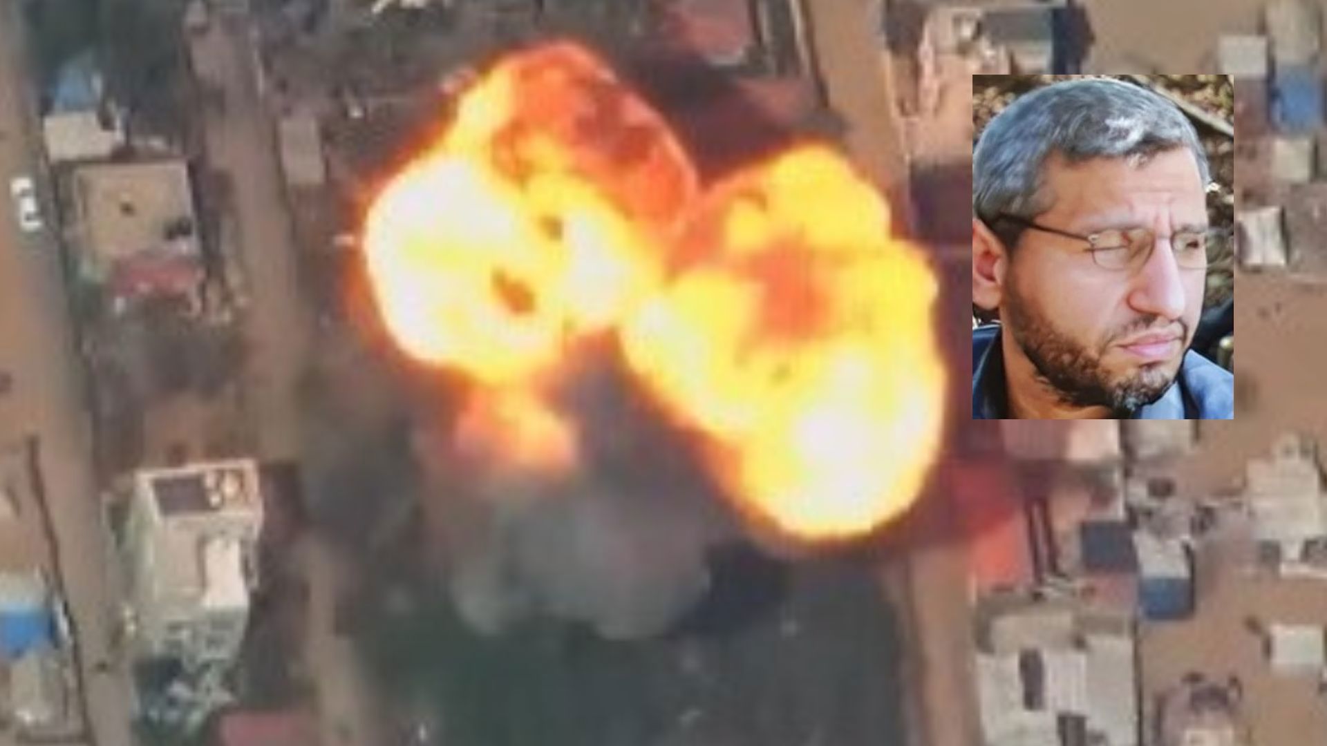 מוחמד דף על רקע הפיצוץ בחאן יונס