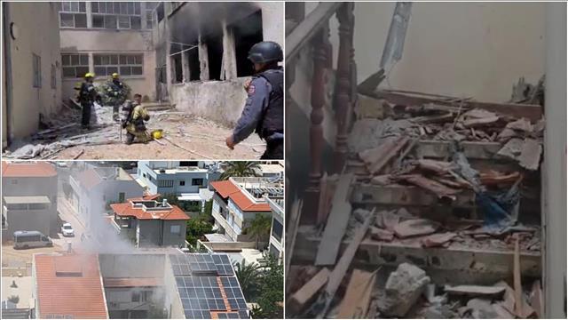 קולאז' פגיעות ישירות אשדוד אשקלון 11.5.21