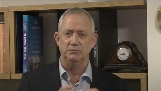 גנץ בריאיון לכאן חדשות