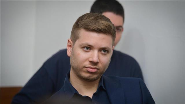 יאיר נתניהו, בנו של בנימין נתניהו בבית המשפט בתל אביב, דצמבר 2018