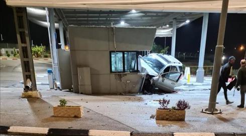פיגוע דריסה בשומרון: מאבטח נפצע בינוני, המחבל חוסל