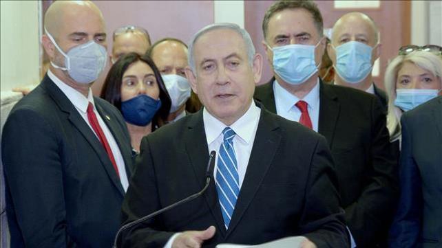 נתניהו בכניסה למחוזי עם כ"ץ, רגב, אוחנה, ברקת, 24.5.20
