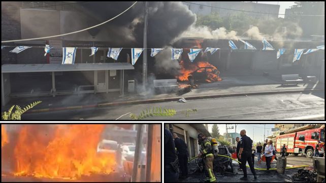 זירת פיצוץ הרכב ברמלה, 12.09.24