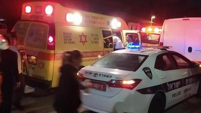 זירת הדקירה בתל אביב יום שבת 9 במאי