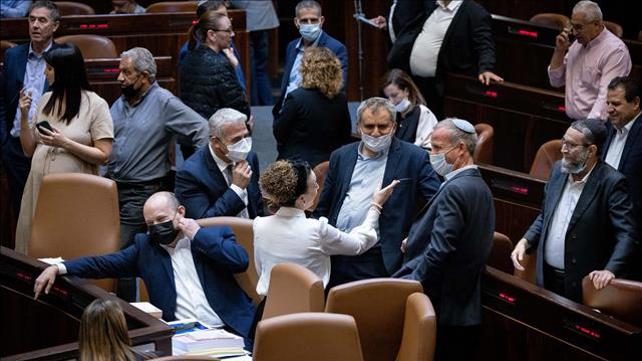 הצבעה במליאה, אישור תקציב, כנסת. 5.11.21