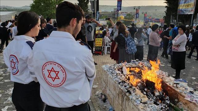 צוות מד"א בהר מירון, מגן דוד אדום