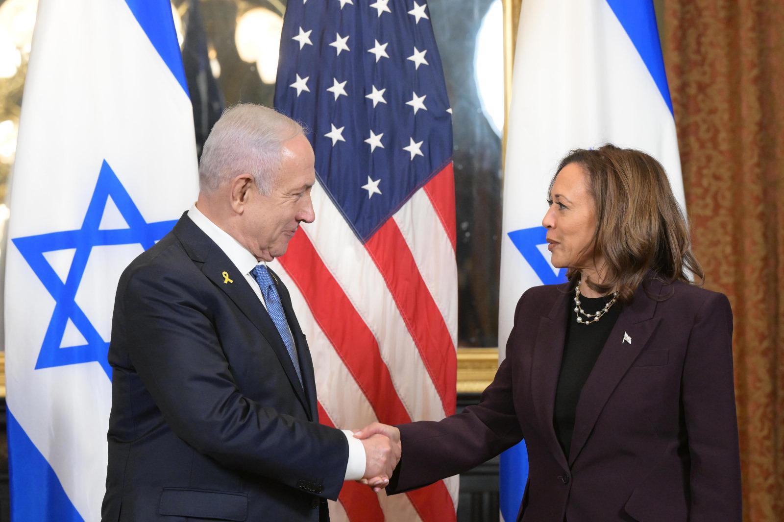 קמלה האריס ובנימין נתניהו