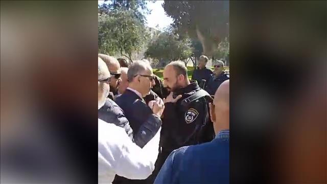 שגריר ירדן מעוכב על ידי שוטר בכניסה לאל אקצא 17.01.23