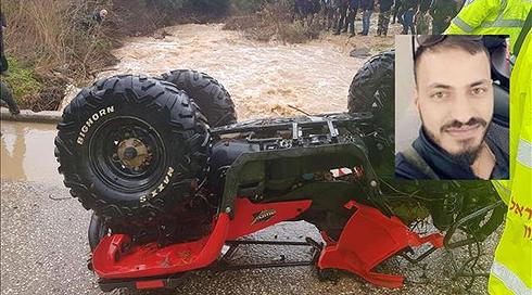נקבע מותו של גבר שנסחף בנחל חילזון; חשש לחיי נער בירכא