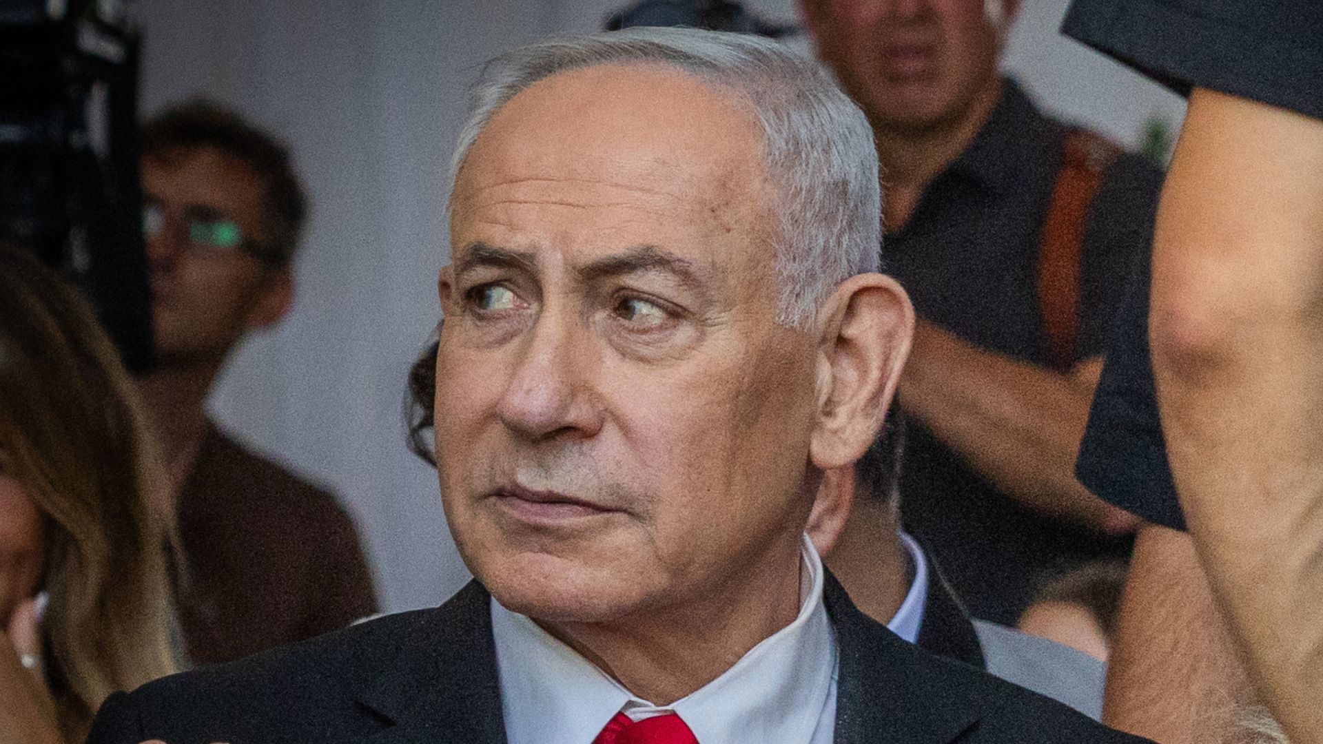 ראש הממשלה בנימין נתניהו בטקס הנחת אבן הפינה למרכז מורשת עטרות, אתמול