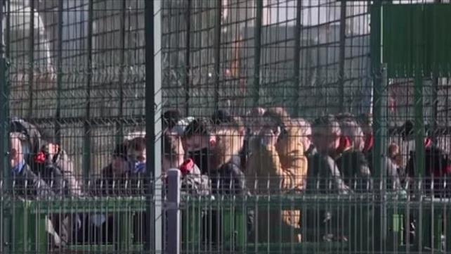 פליטים אוקראינים בגבול פולין