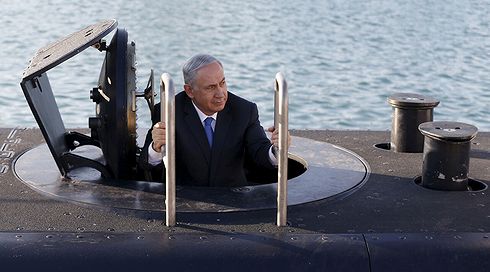 ראש הממשלה נתניהו בהשקת הצוללת אח"י רהב, 12.01.16
