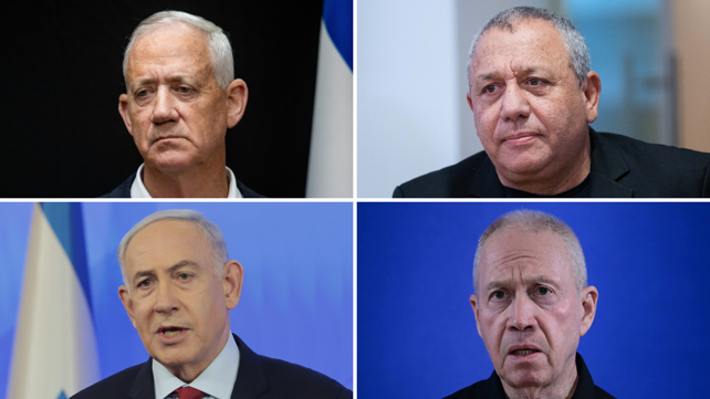 קבינט המלחמה גלנט ביבי גנץ איזנקוט