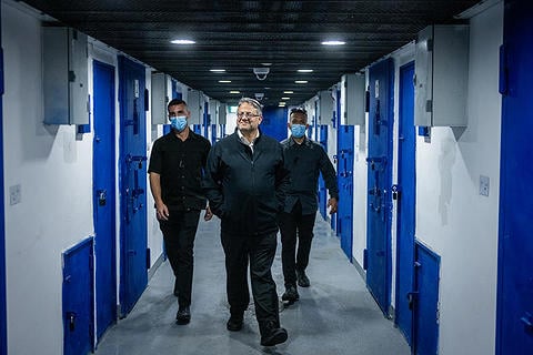 השר לביטחון לאומי איתמר בן גביר בביקור בכלא במרכז הארץ, ארכיון