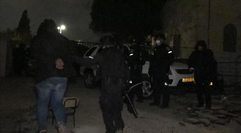 המשטרה השלימה את פינוי המבנה בשייח' ג'ראח