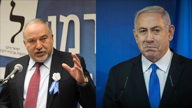 בנימין נתניהו ואביגדור ליברמן