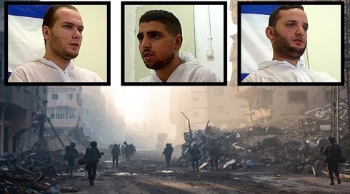 "רקטות ורובים בתוך מזרני ביה"ח": צה"ל שחרר סרטונים מחקירות של שלושה ממחבלי הטבח