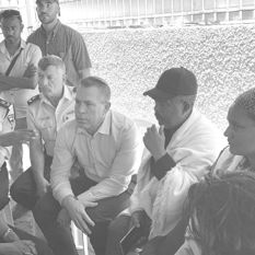 Public Security Minister Erdan at condolence visit