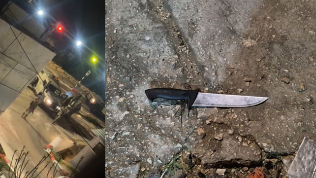 הסכין מניסיון הפיגוע ביהודה וזירת האירוע
