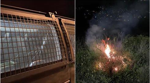 חשיפת כאן חדשות: נערי גבעות השליכו בקבוקי תבערה על רכבי מג"ב ביצהר