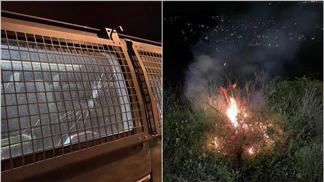 זריקת בקבוק תבערה על רכב מג"ב ביצהר, 26.03.20