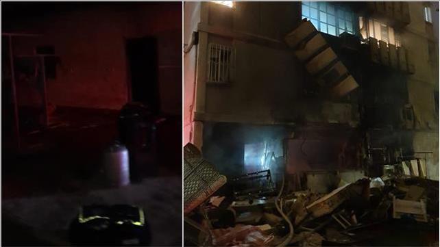 זירת פיצוץ בלון הגז באשדוד, זירת השריפה בבית בשגב שלום, 19 בפברואר 2020
